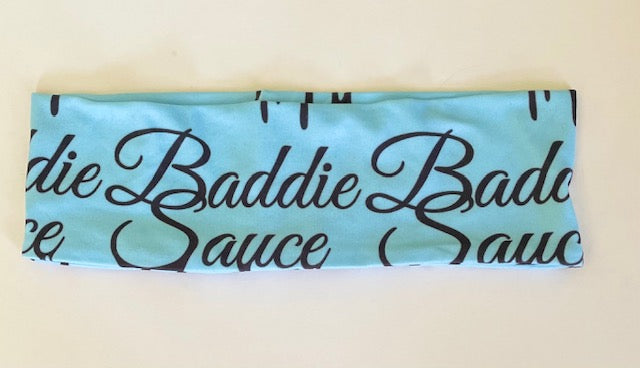 Baddie Sauce Headband (Red & Blue)