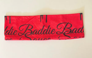 Baddie Sauce Headband (Red & Blue)