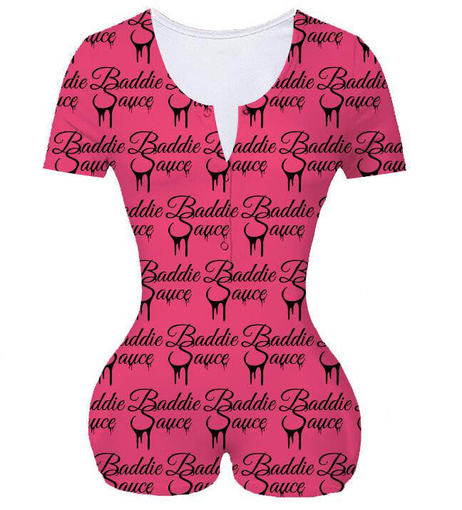 Baddie Sauce Onesie (Curvy) (Short Sleeve)